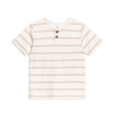 Dover Stripe Reef Henley Tee - Colored Organics