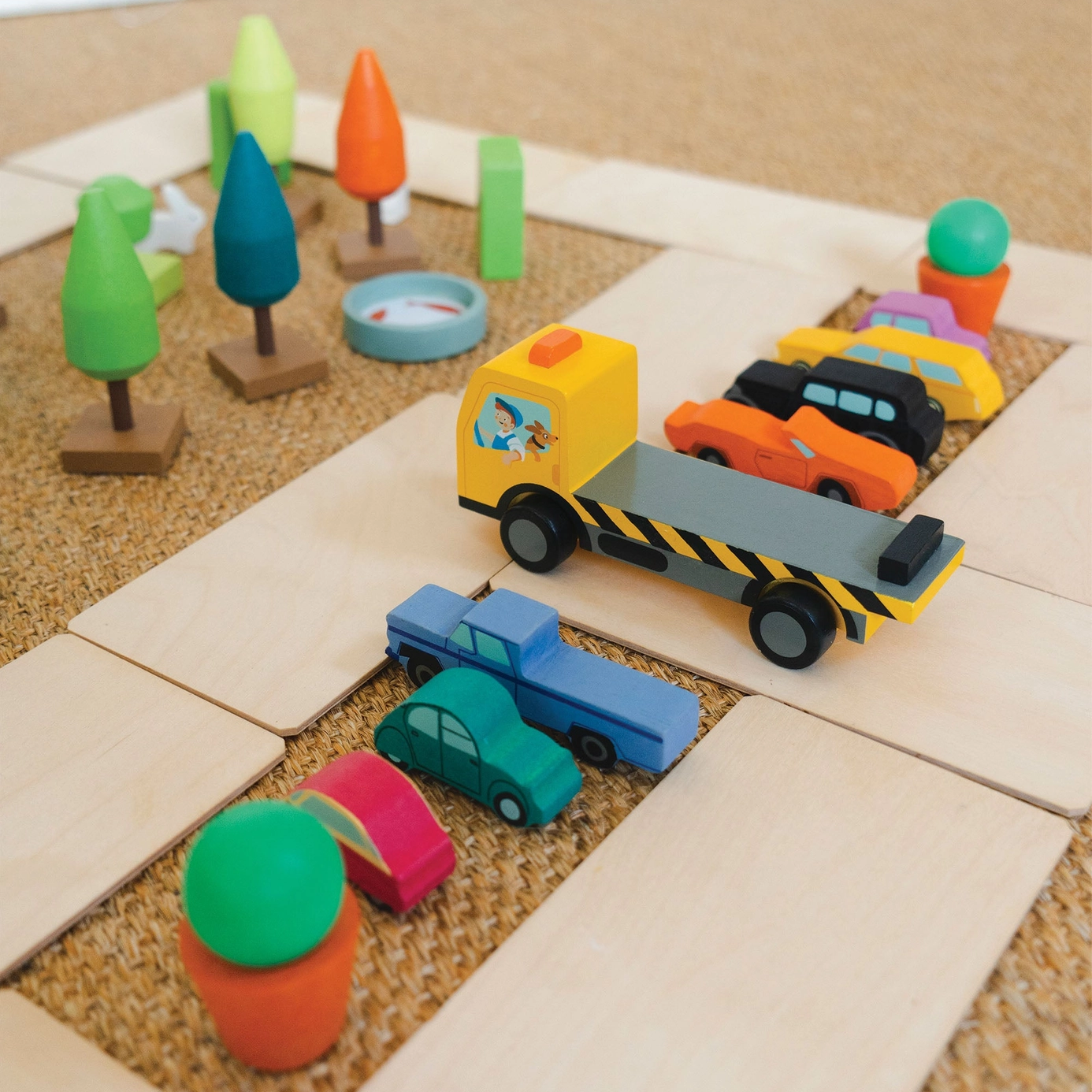 Stacking Cars - Tender Leaf Toys
