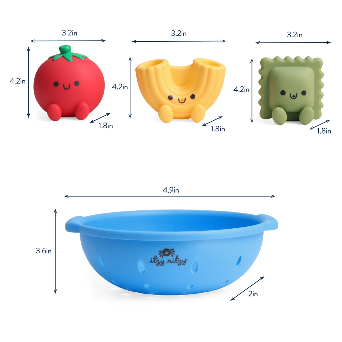 Pasta Itzy Splash Pals - Itzy Ritzy