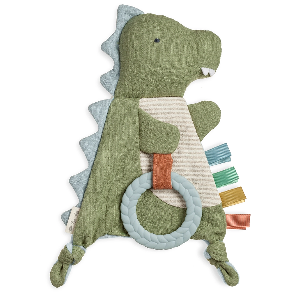 Dino Crinkle Toy with Teether - Itzy Ritzy