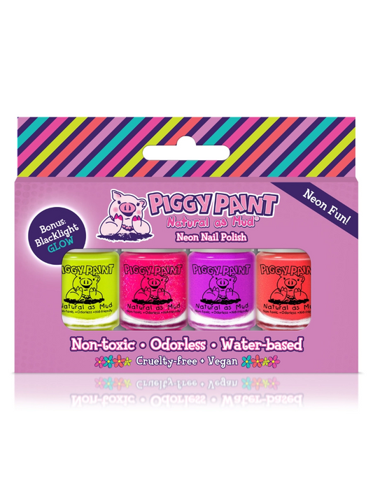 Neon 4 Pack Polish Set  - Piggy Paint