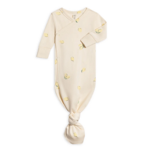 Lemon Kimono Gown - Colored Organics