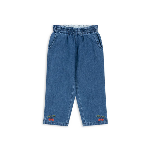 Cherry Magot Frill Denim Pants - Konges Sløjd