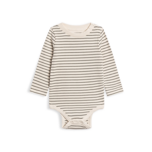 Olive Stripe Sammy Ribbed Bodysuit - Kendi