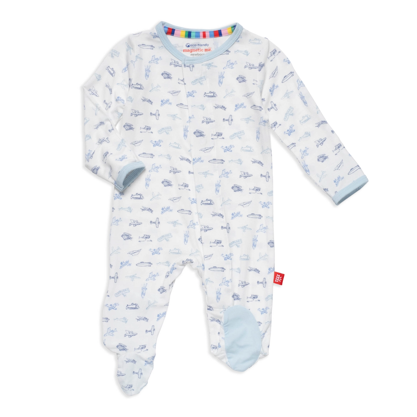 Airplanes Magnetic Footie - Magnetic Me