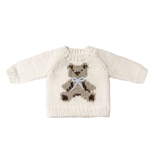 Teddy Bear Sweater - The Blueberry Hill