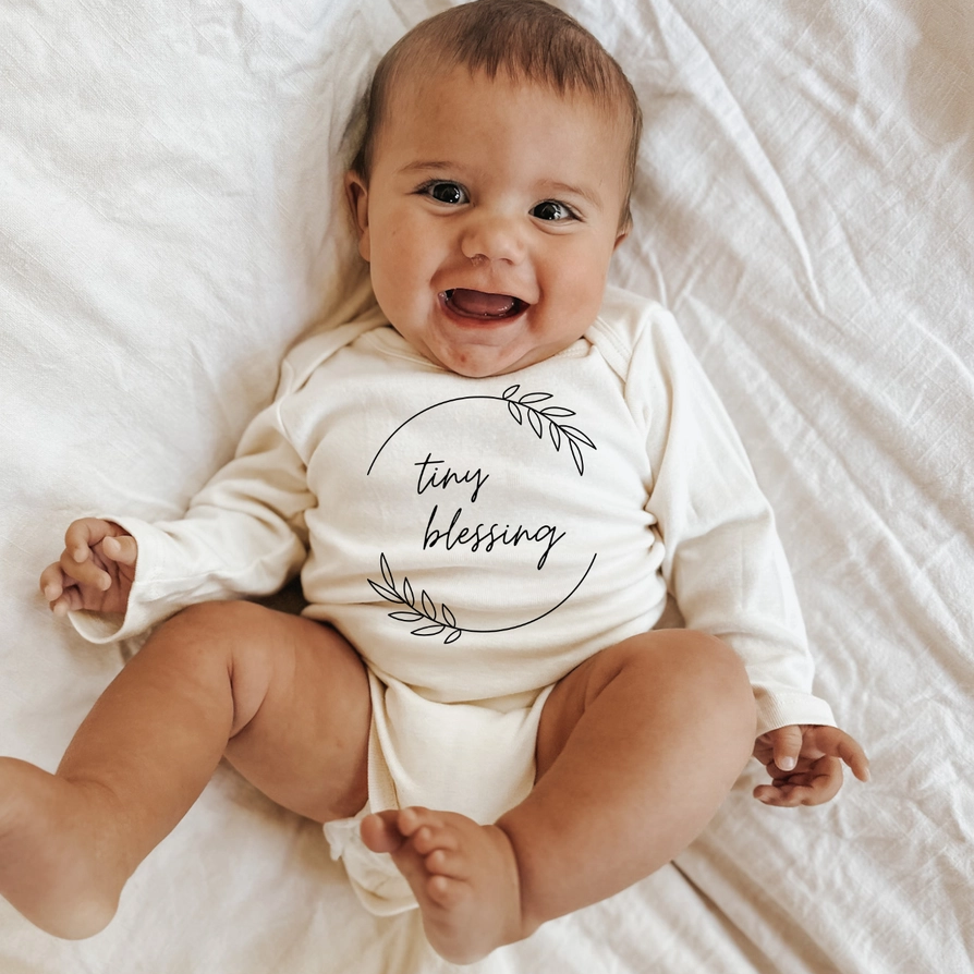 Tiny Blessing Long Sleeve Bodysuit - Tenth & Pine
