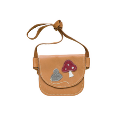 Mouse & Mushroom Leather Purse - Starry Knight Designs