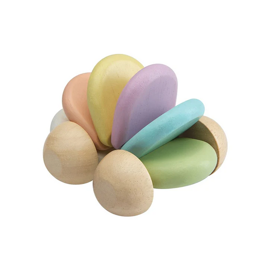 Flexible Pastel Baby Car - Plan Toys