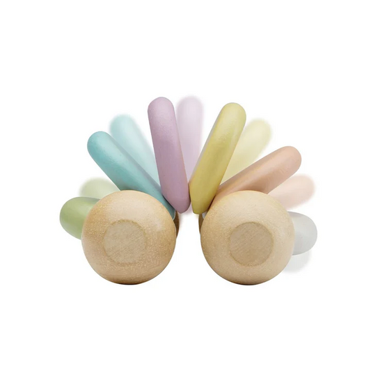 Flexible Pastel Baby Car - Plan Toys