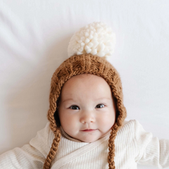 Walnut Ari Baby Bonnet - The Blueberry Hill