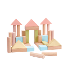 Pastel Blocks 40 ct. - Plan Toys