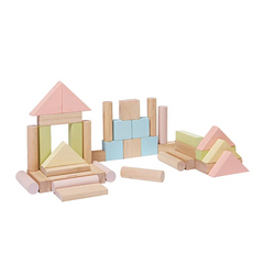 Pastel Blocks 40 ct. - Plan Toys