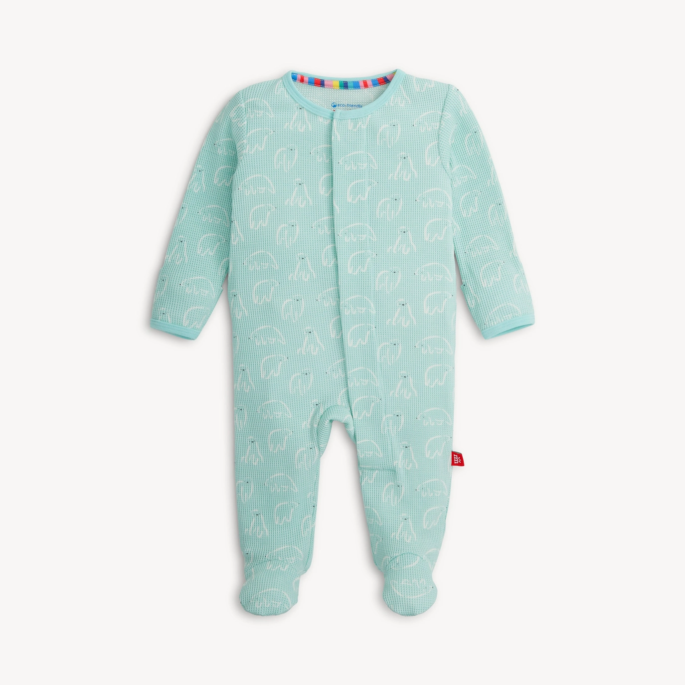 Blue Polaris Waffle Footie - Magnetic Me