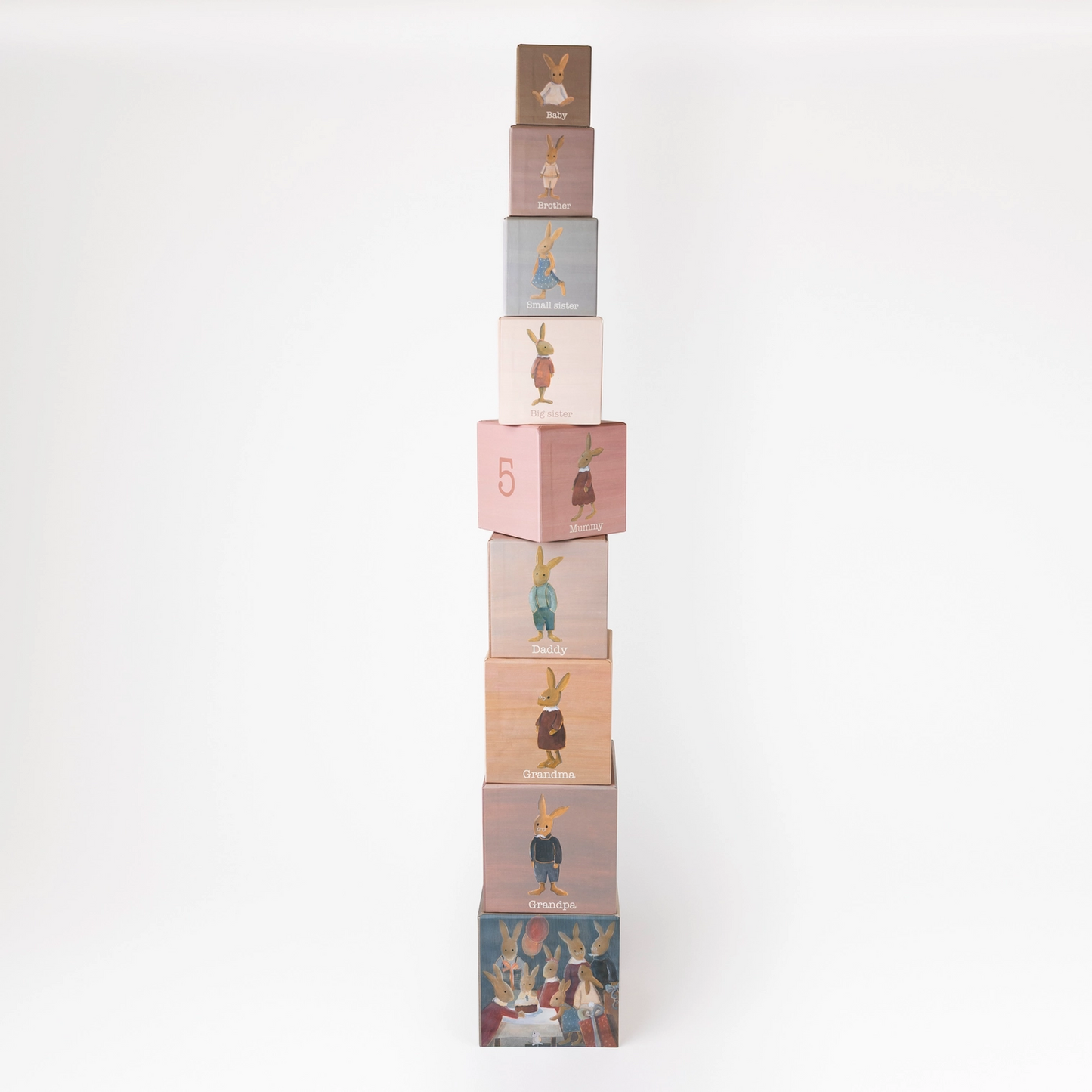 Rabbit Family Pyramid 1.2.3 - Egmont Toys