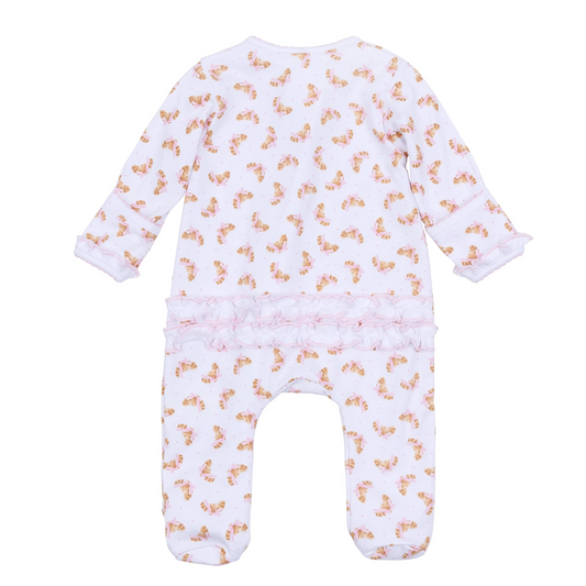 Petit Crossiant Zip Footie - Magnolia Baby