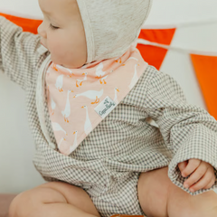 Goosie Bandana Bibs - Copper Pearl