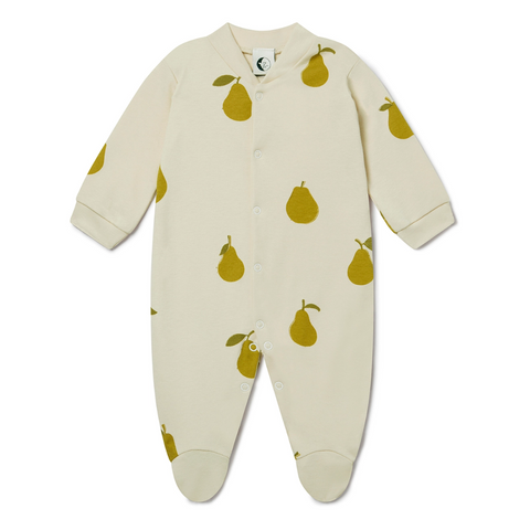 Pear Baby Sleepsuit - Sleepy Doe