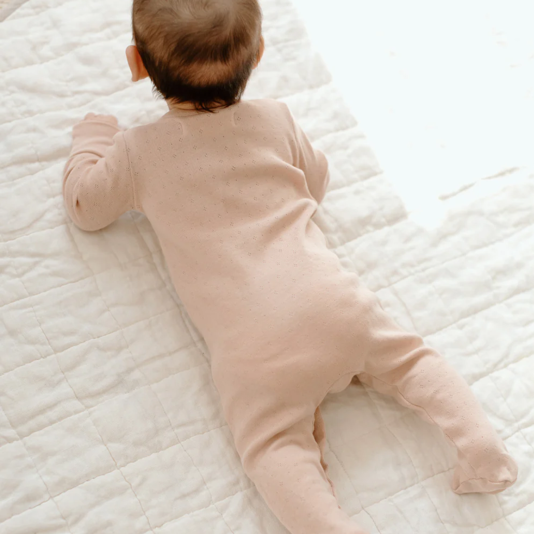 Ballet Skyler Pointelle Sleeper - Kendi by Colored Organics