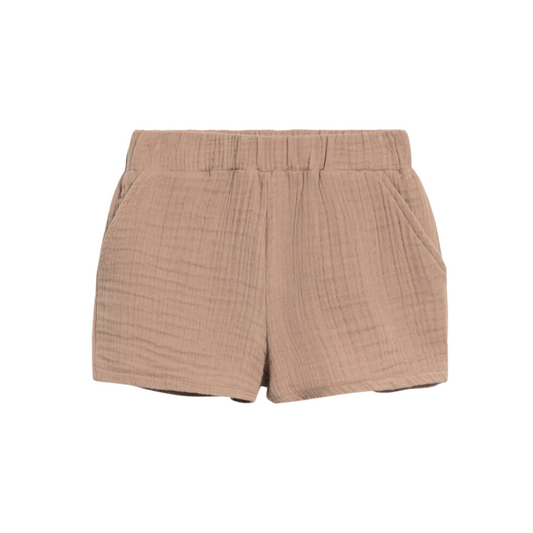 Truffle Jude Muslin Shorts - Colored Organics