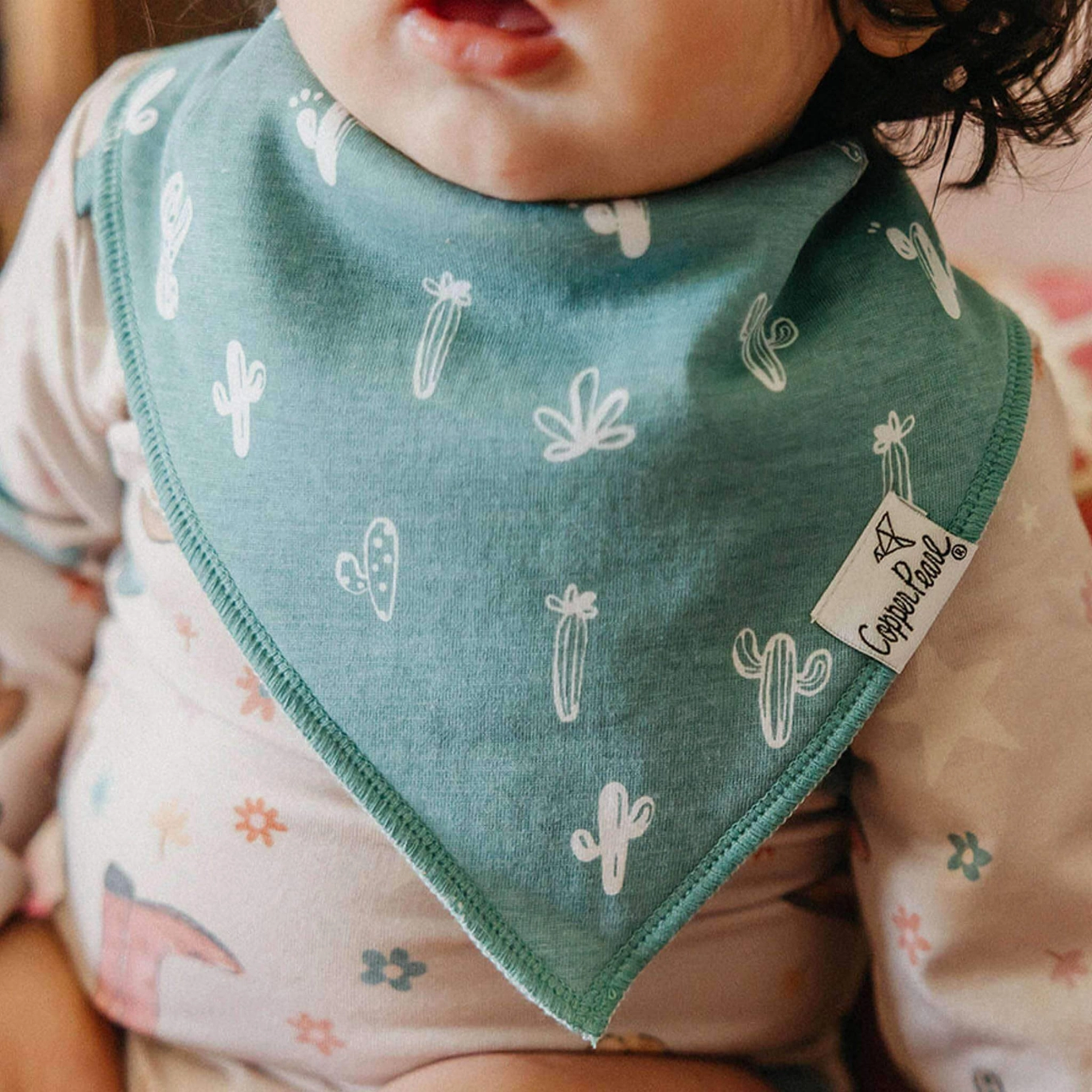 Cheyenne Bandana Bibs - Copper Pearl