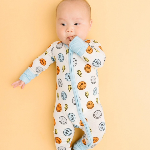 Electric Smiley Bamboo Sleeper - Little One Shop