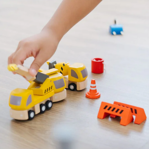 Highway Maintence Truck Set - Plan Toys