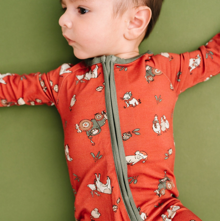 Christmas Farm Bamboo Sleeper - Little One Shop