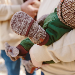 Bark Knit Stay On Mitts - Goumi