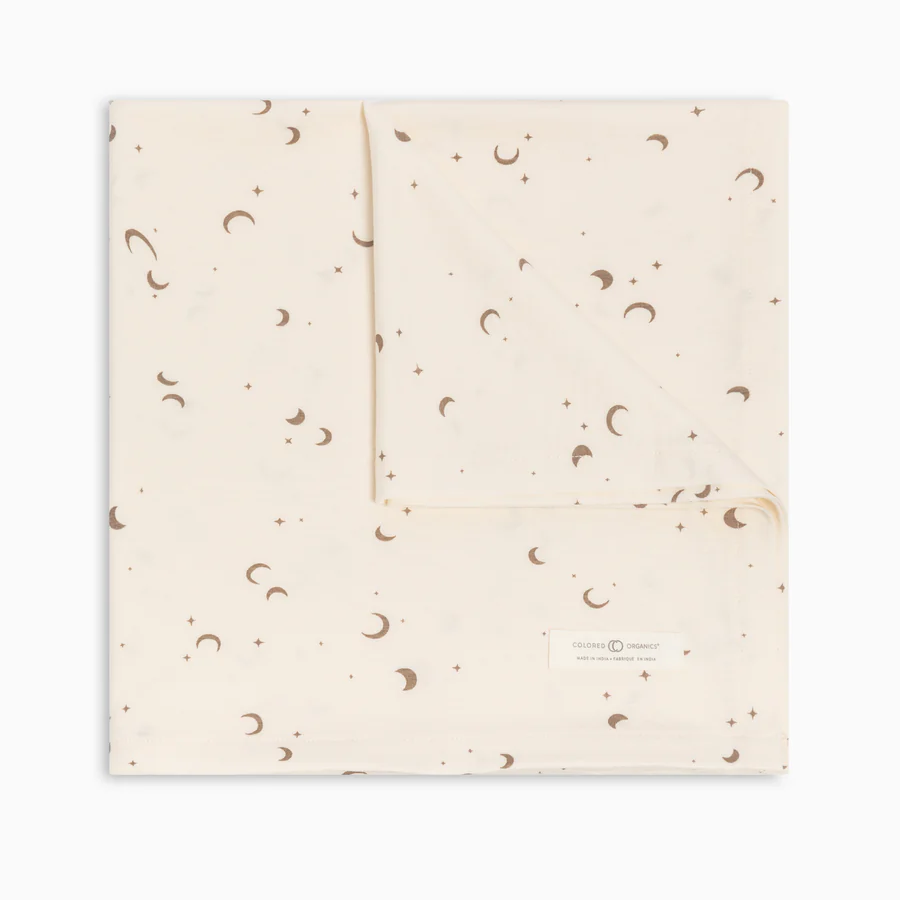 Taupe Moon Swaddle - Colored Organics