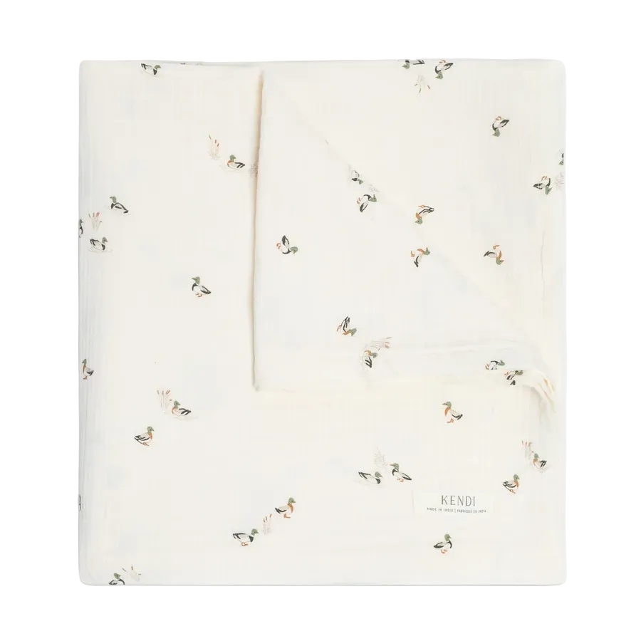 Mallard Swaddle Blanket - Colored Organics