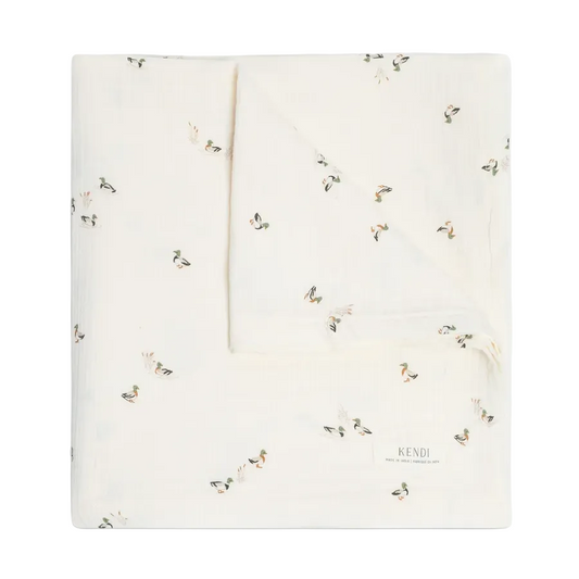 Mallard Swaddle Blanket - Colored Organics