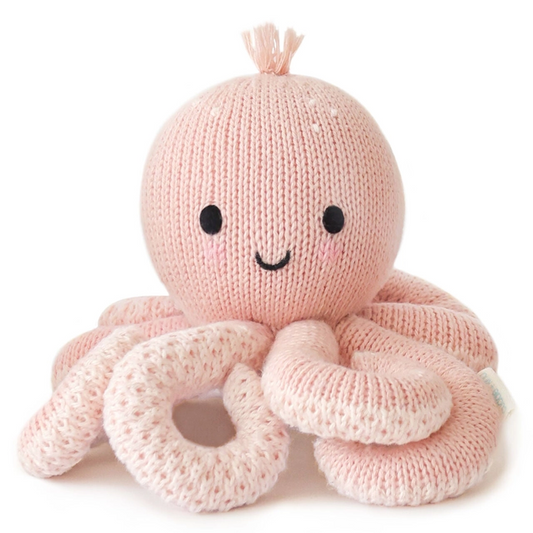 Baby Coral Pink Octopus - Cuddle + Kind