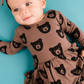 Brown Bear Bodysuit Dress - Little One Shop