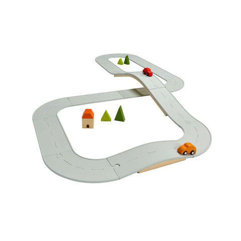 Large Rubber Road & Rail Set - Plan Toys