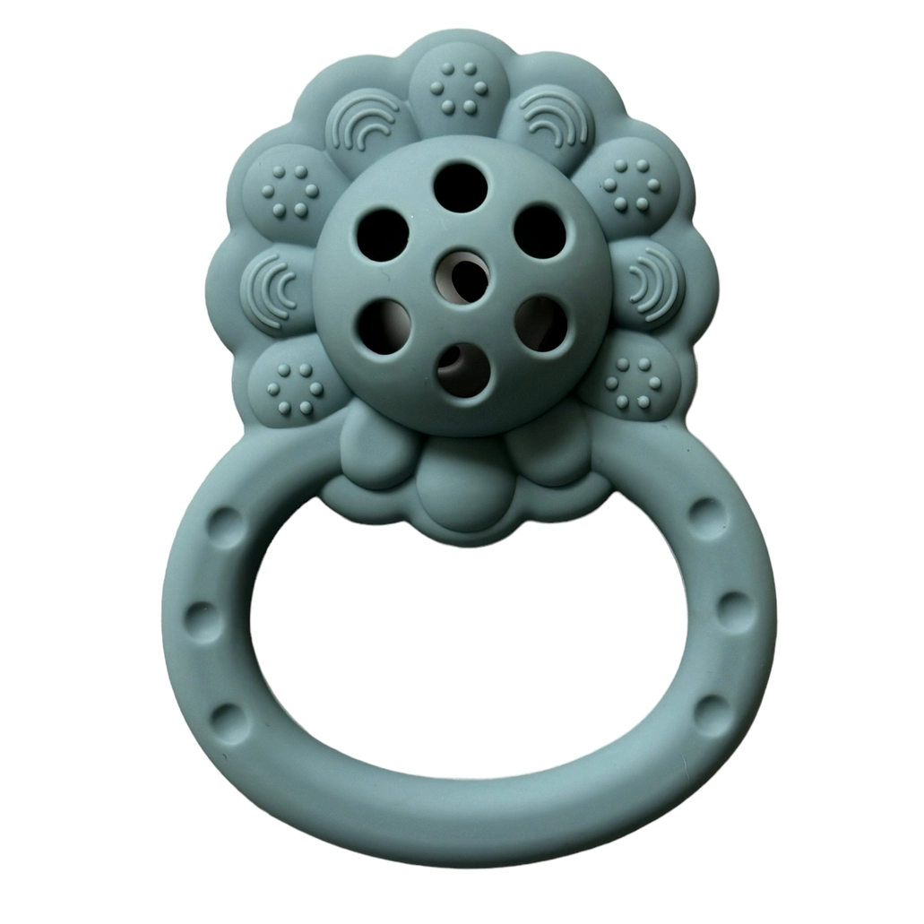 Lion Silicone Rattle - Three Hearts
