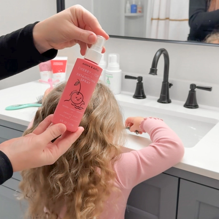 Cherry On Top Detangling Spray - Dabble & Dollop