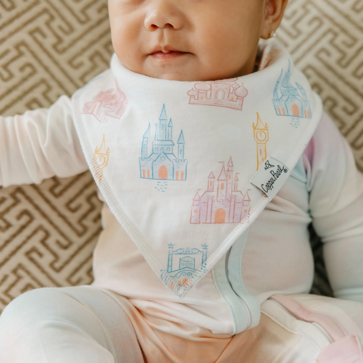 Disney Princess Bandana Bibs - Copper Pearl