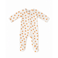 Pumpkin Pointelle Footie - SIIX Collection