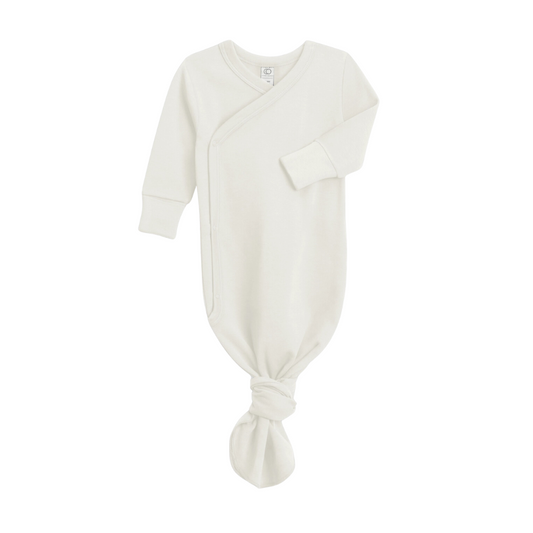 Ivory Indy Kimono Gown - Colored Organics