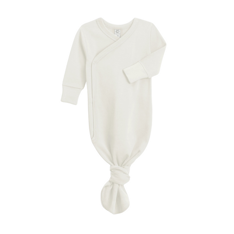 Ivory Indy Kimono Gown - Colored Organics