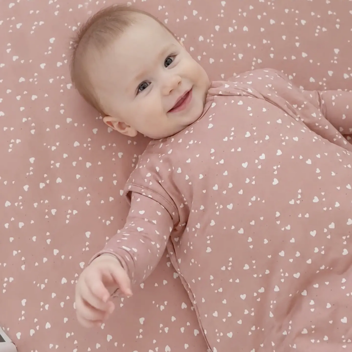 Hearts 1.0 Tog Sleep Bag - Gunamuna