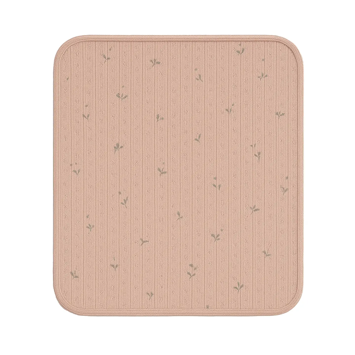 Horan Floral Brushed Back Pointelle Swaddle - Kendi
