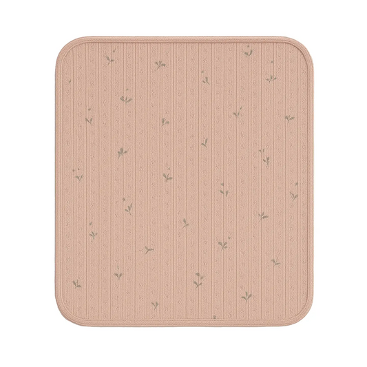 Horan Floral Brushed Back Pointelle Swaddle - Kendi