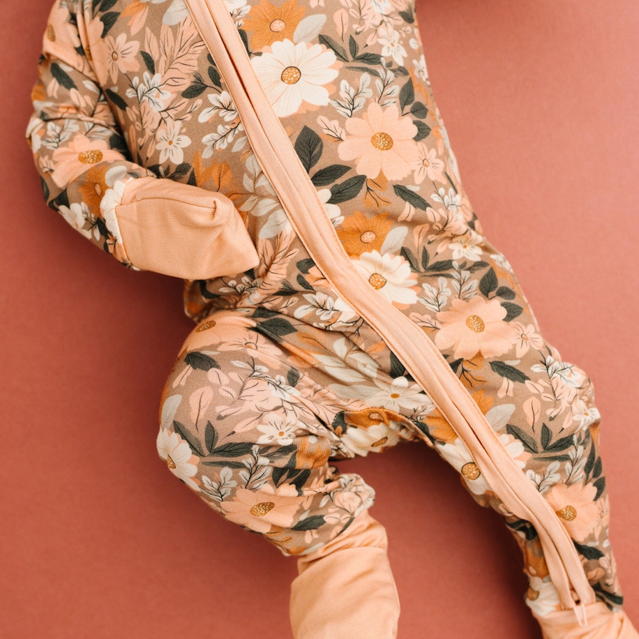 Autumn Bloom Bamboo Sleeper - Little One Shop