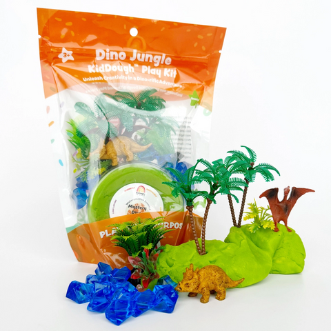 Dino Jungle Kiddough Kit - Earth Grown Kids Dough