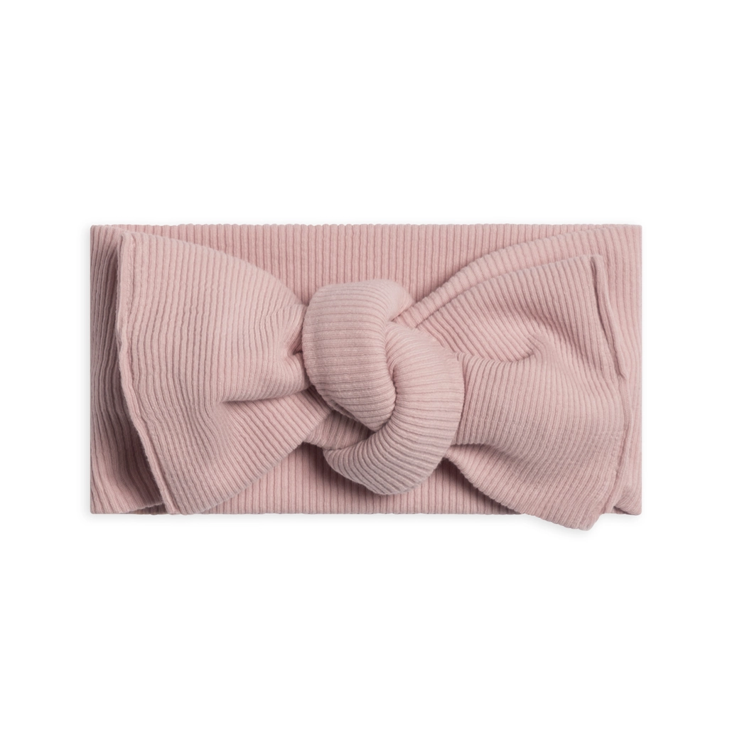 Rosa Ribbed Knot Bow Wrap - Kendi by Colored Organics