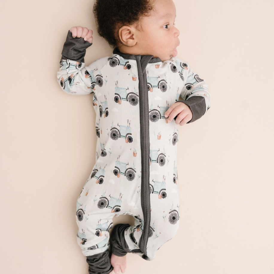 Blue Tractor Sleeper - Little One Shop