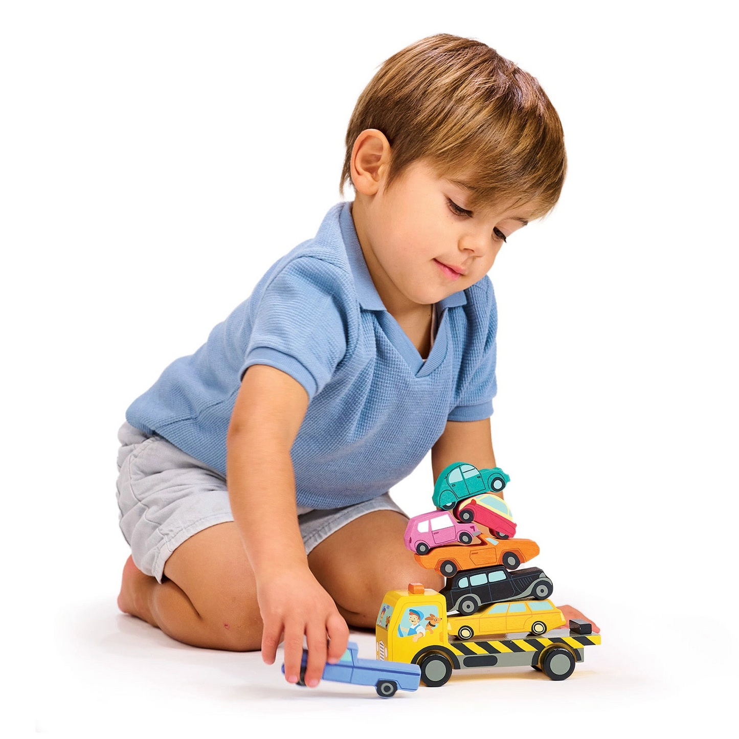 Stacking Cars - Tender Leaf Toys