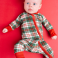 Christmas Plaid Bamboo Sleeper - Little One Shop